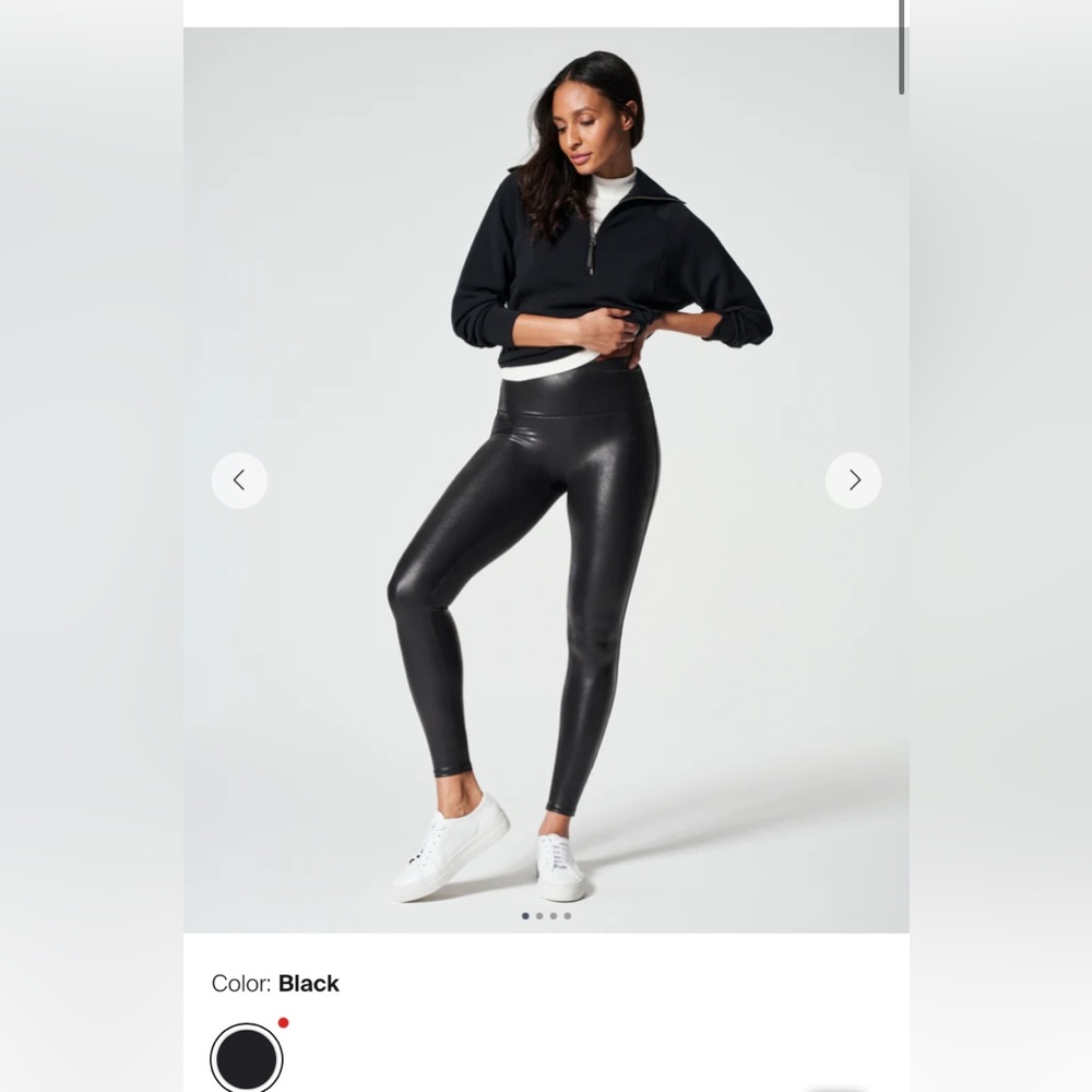 SPANXshape™ Faux Leather Leggings | Black
Regular / XL